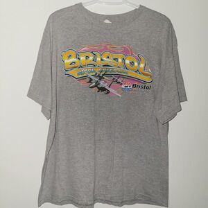 Nascar 2012 Bristol Motor Speedway Short Sleeve T-Shirt Size XL Gray